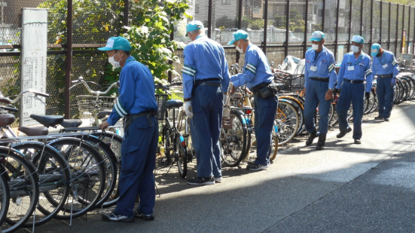 自転車整理業務イメージ